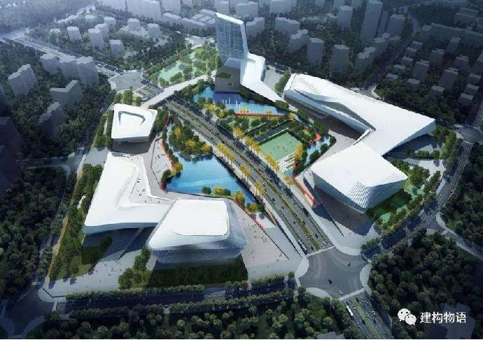 简阳文化艺术中心 — 文体场馆工程案例