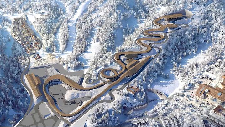 北京2022年冬奥会雪车雪橇馆